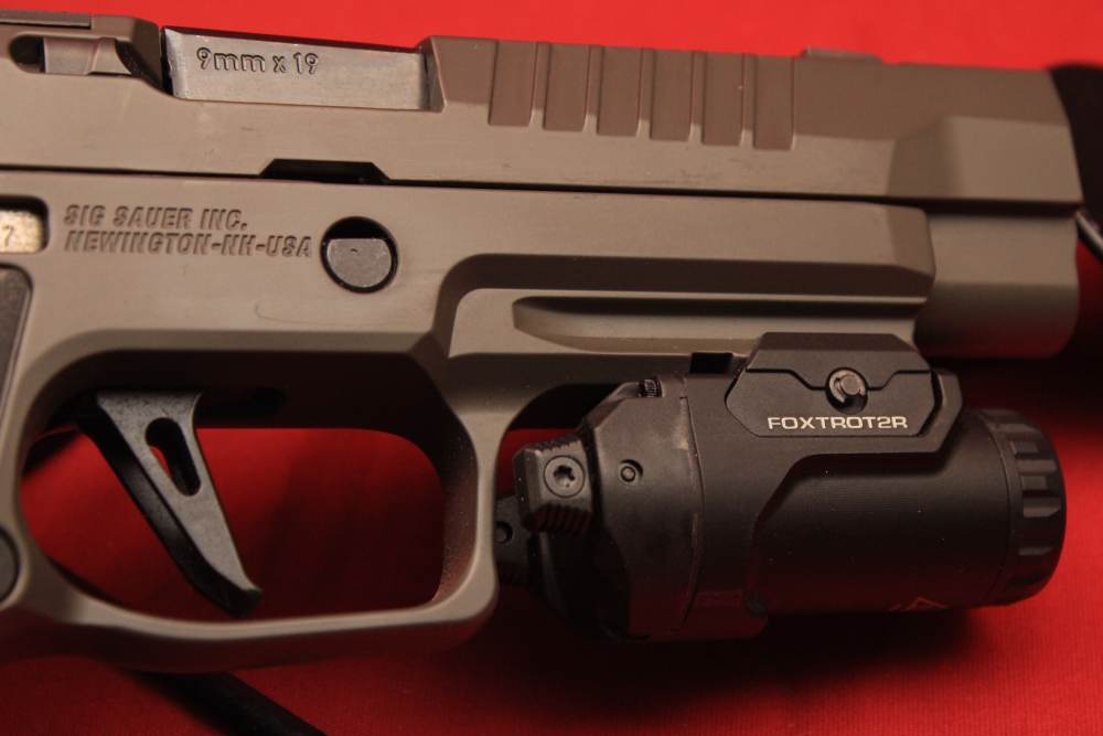 USED Sig Sauer P320 Legion 9 MM 3.9" barrel W/ light, box & (3) magazines-img-4