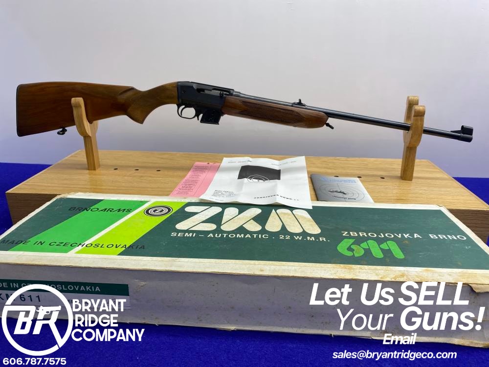 1993 Zbrojovka Brno ZKM-611 22WMR Blue *RARE CZECHOSLOVAKIA-MADE RIFLE* NOS-img-0