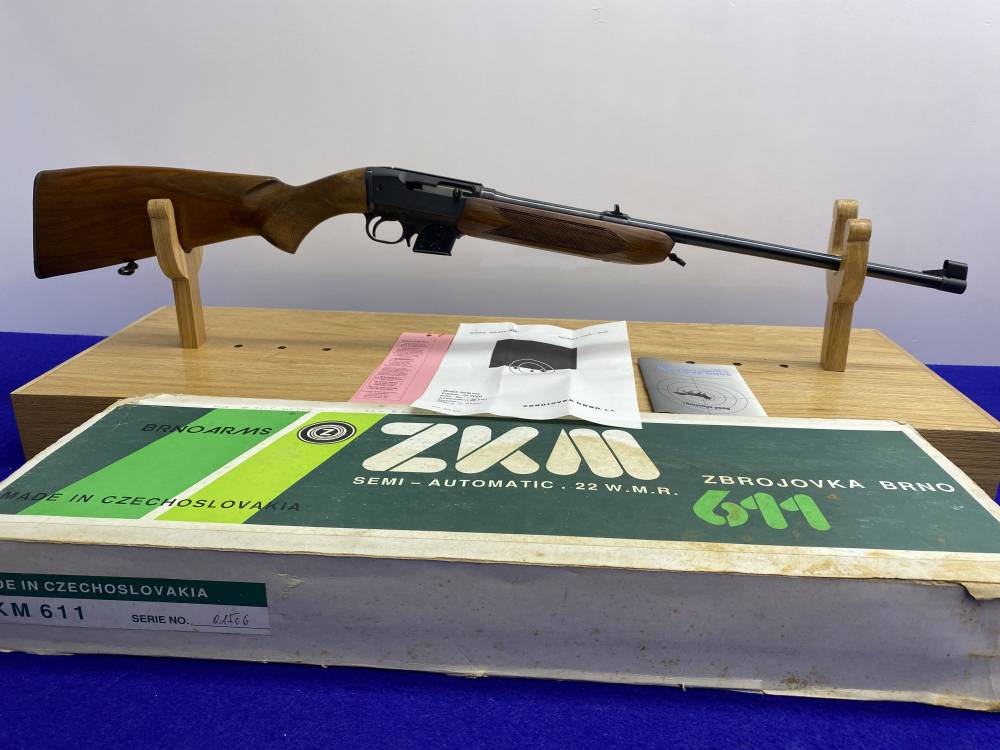 1993 Zbrojovka Brno ZKM-611 22WMR Blue *RARE CZECHOSLOVAKIA-MADE RIFLE* NOS-img-3