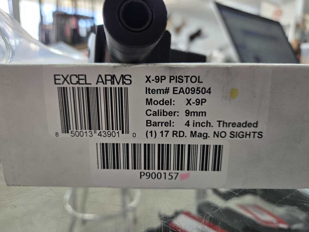 Excel Arms X-9P 9mm Pistol 17+1 Rounds 4" Barrel EA09504 Threaded-img-3