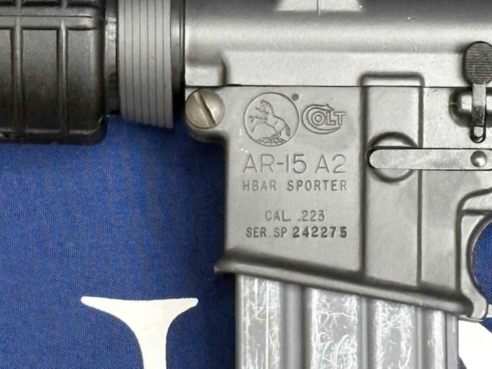 Colt AR15-A2 HBAR  Sporter  SP serial number original like new.-img-2