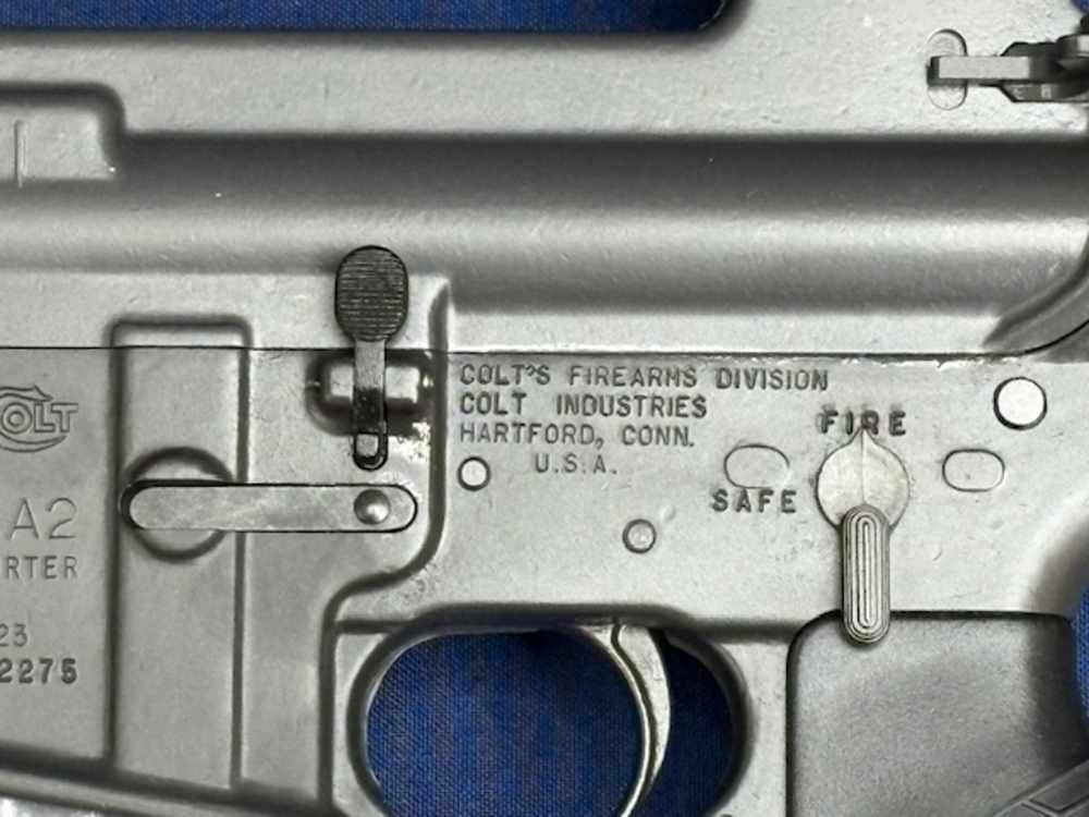 Colt AR15-A2 HBAR  Sporter  SP serial number original like new.-img-3