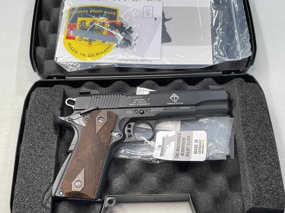 GSG 1911 .22 lr German Sport ATI 5" American Tactical unfired in box-img-0