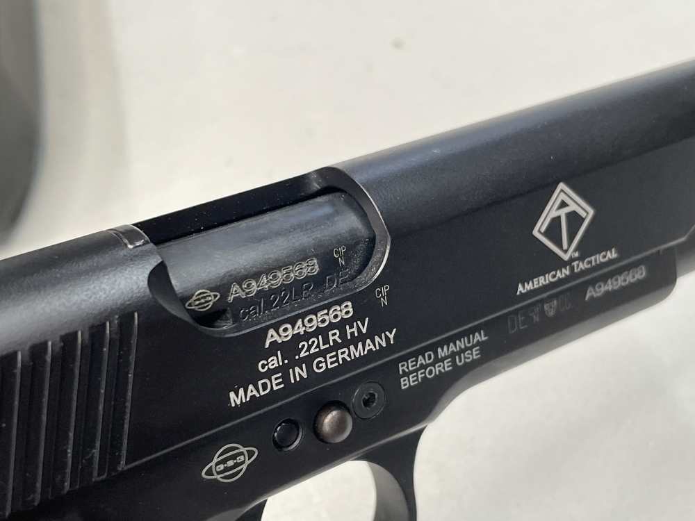 GSG 1911 .22 lr German Sport ATI 5" American Tactical unfired in box-img-8