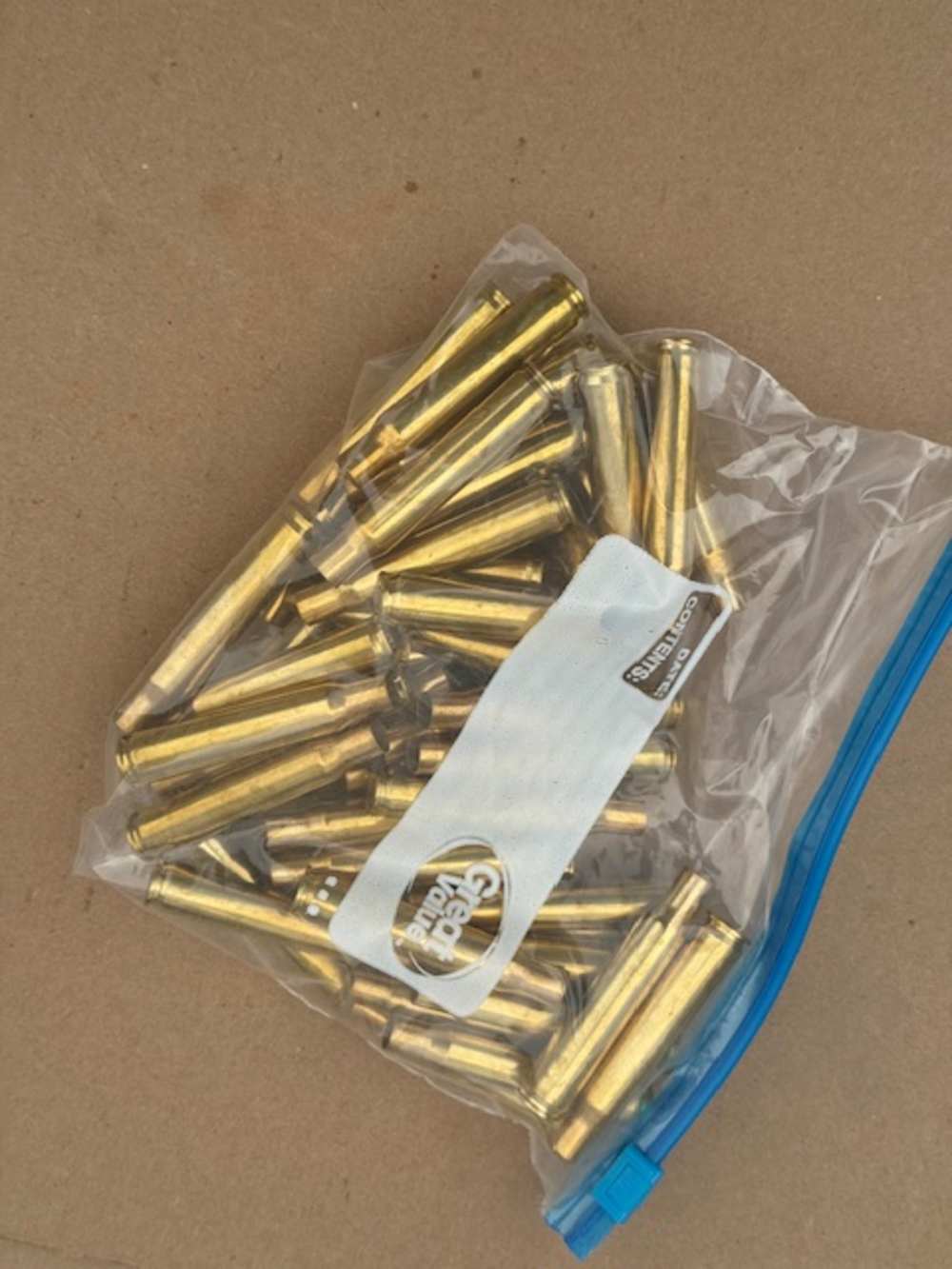 50 pieces NEW Hornady primed 30-06 Brass-img-0
