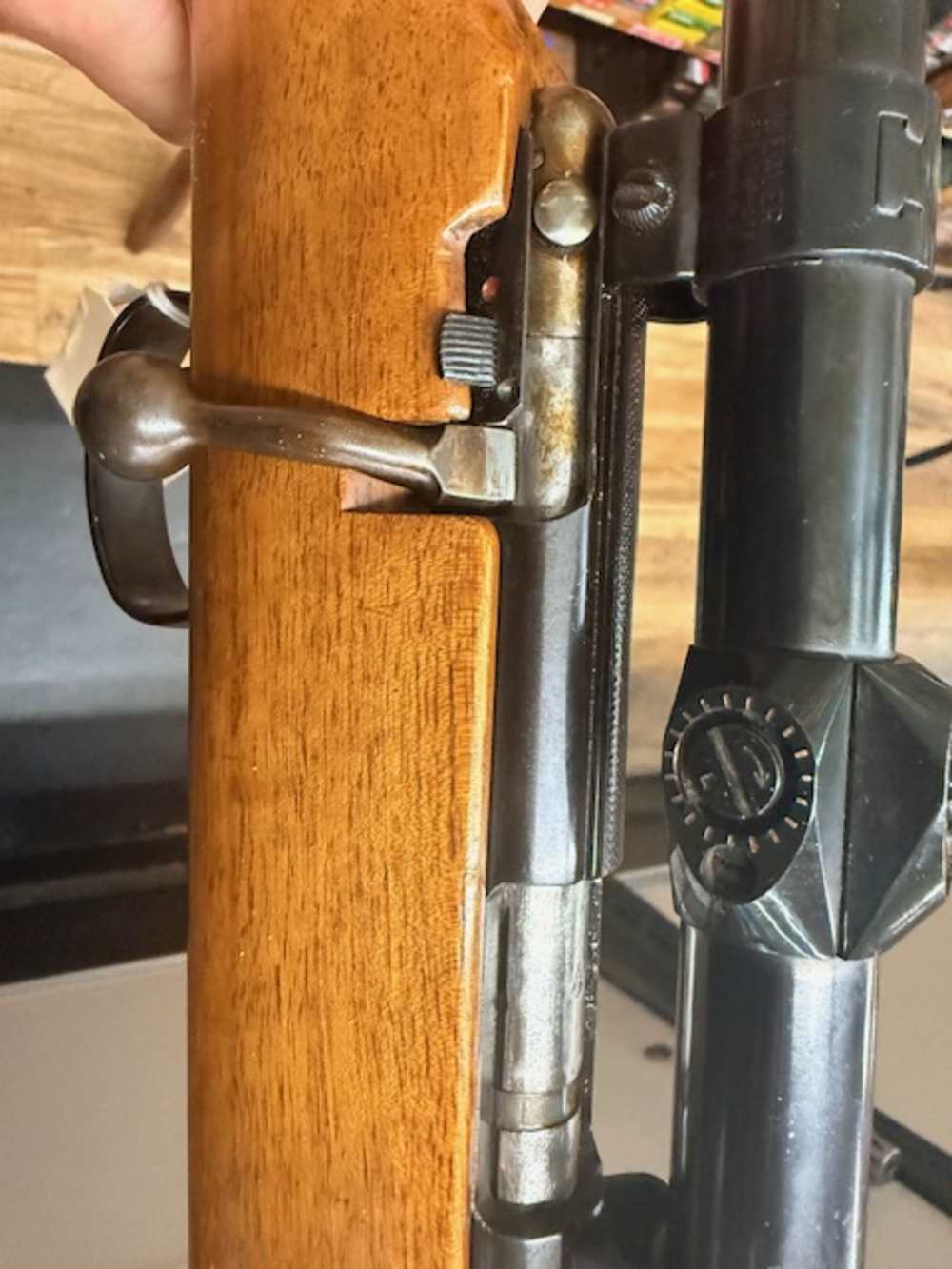 Savage Anschutz 141M- 22Mag- Rifle w/scope-img-3