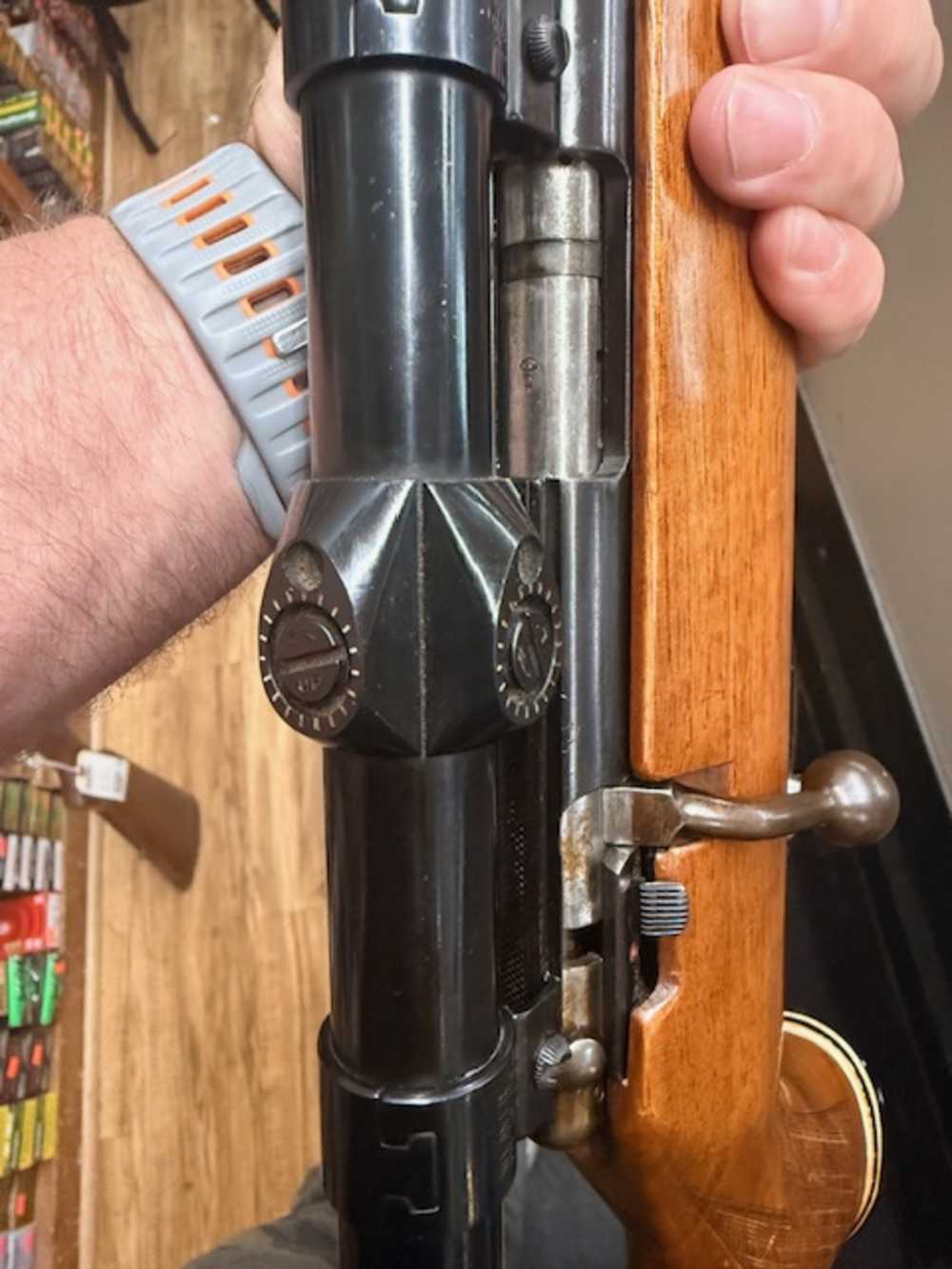 Savage Anschutz 141M- 22Mag- Rifle w/scope-img-11