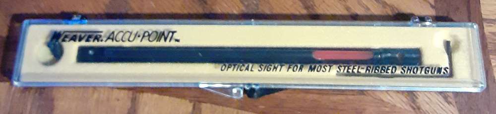 Weaver AccuPoint Steel Rib Mount Sight With hardware -img-0