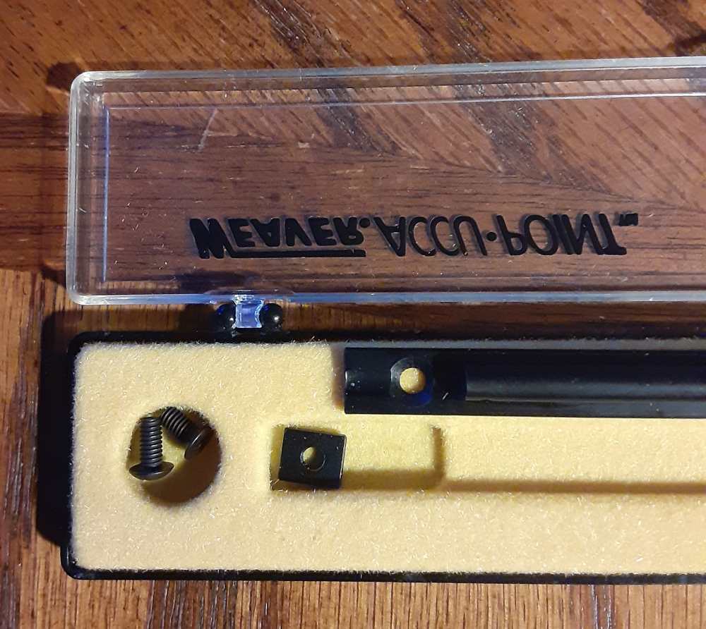 Weaver AccuPoint Steel Rib Mount Sight With hardware -img-2