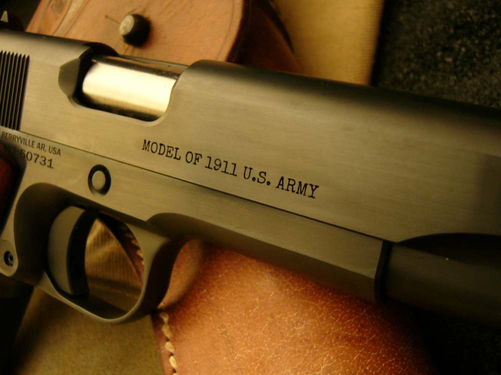 NIGHTHAWK CUSTOM GI PLUS NEW MODEL SASS 1911 GOV'T .45 U.S. ARMY BAKELITE -img-9