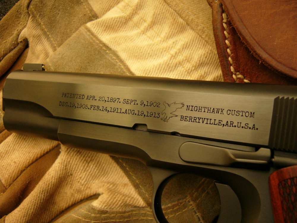NIGHTHAWK CUSTOM GI PLUS NEW MODEL SASS 1911 GOV'T .45 U.S. ARMY BAKELITE -img-19