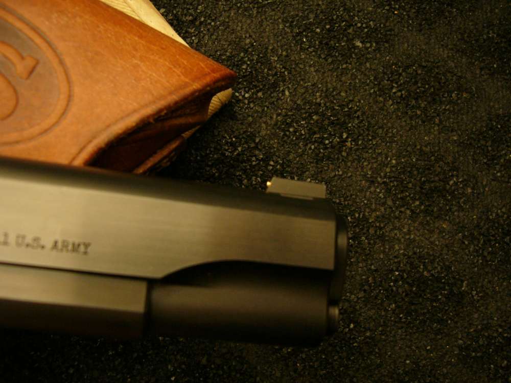 NIGHTHAWK CUSTOM GI PLUS NEW MODEL SASS 1911 GOV'T .45 U.S. ARMY BAKELITE -img-4
