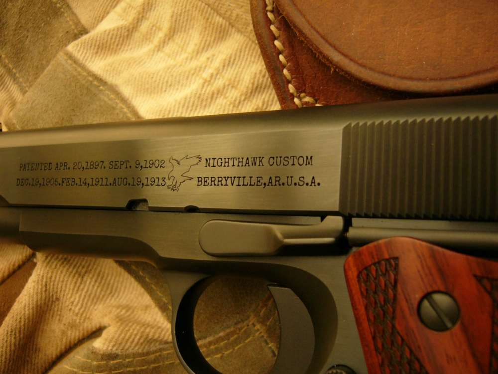 NIGHTHAWK CUSTOM GI PLUS NEW MODEL SASS 1911 GOV'T .45 U.S. ARMY BAKELITE -img-18