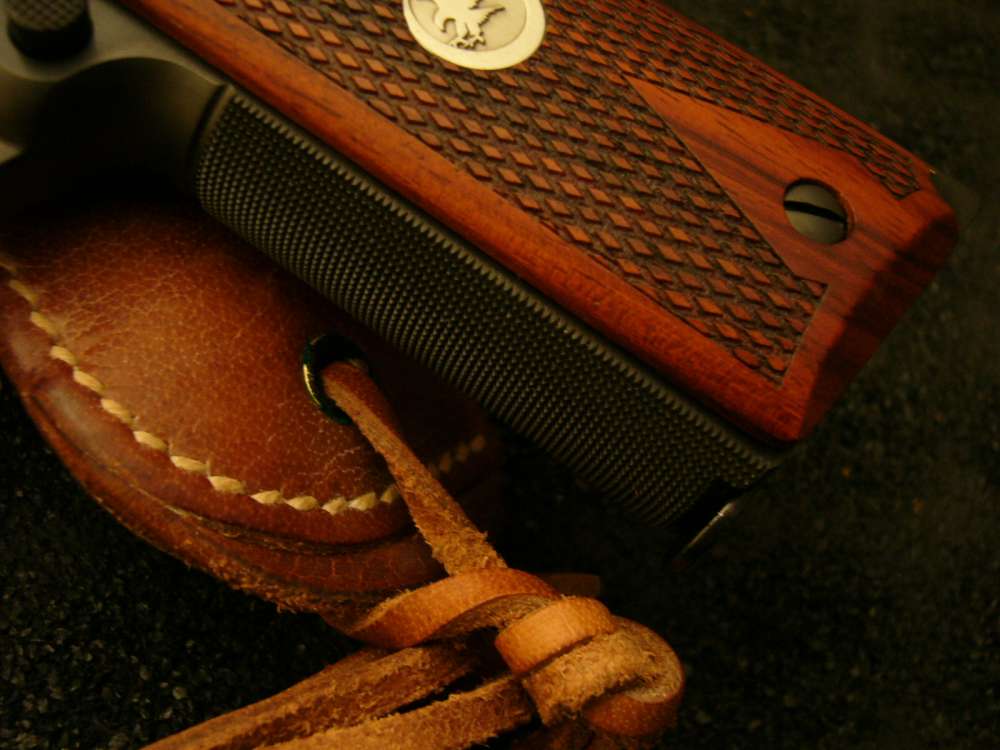 NIGHTHAWK CUSTOM GI PLUS NEW MODEL SASS 1911 GOV'T .45 U.S. ARMY BAKELITE -img-20