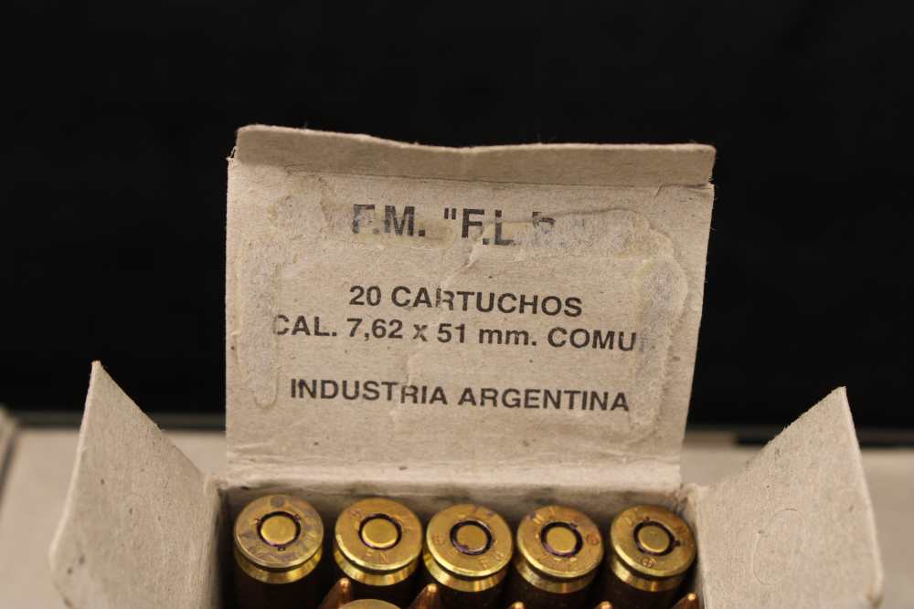 1977 Argentine FM 7.62x51 NATO 640 Rds FAL Surplus Ammo w/ Transit Can-img-2