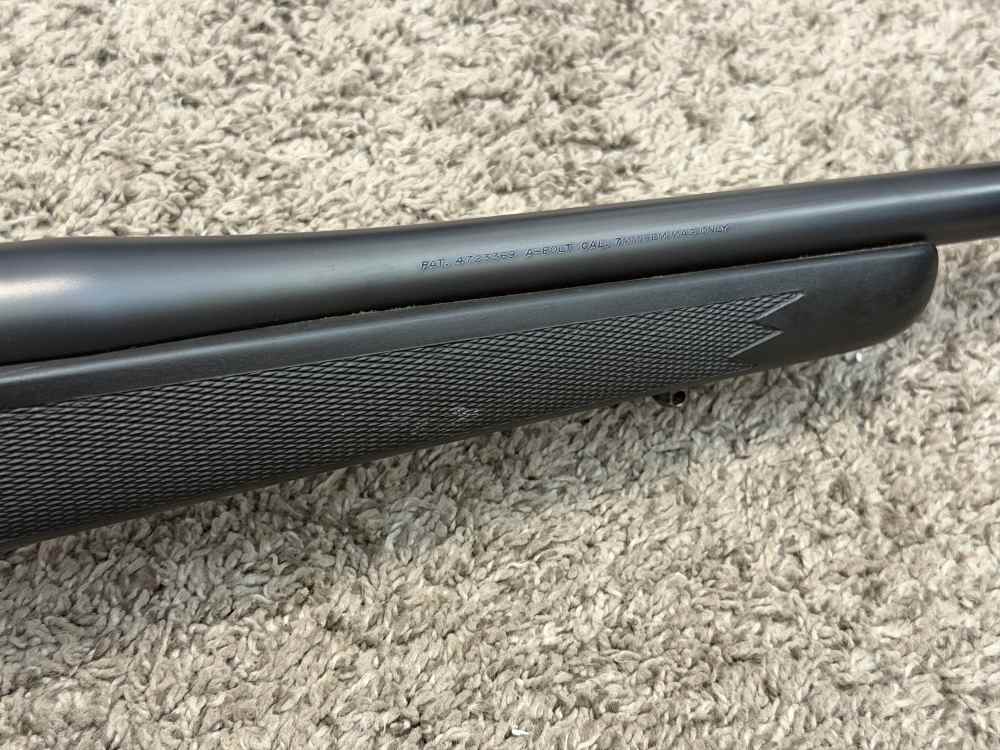 Browning A bolt stalker 7mm rem mag 26” brl shooter used blued -img-3