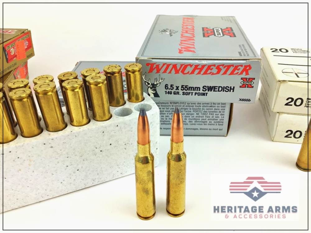 180 Rounds 6.5 x 55mm Swedish Mauser Ammo Winchester Federal PRVI-img-2