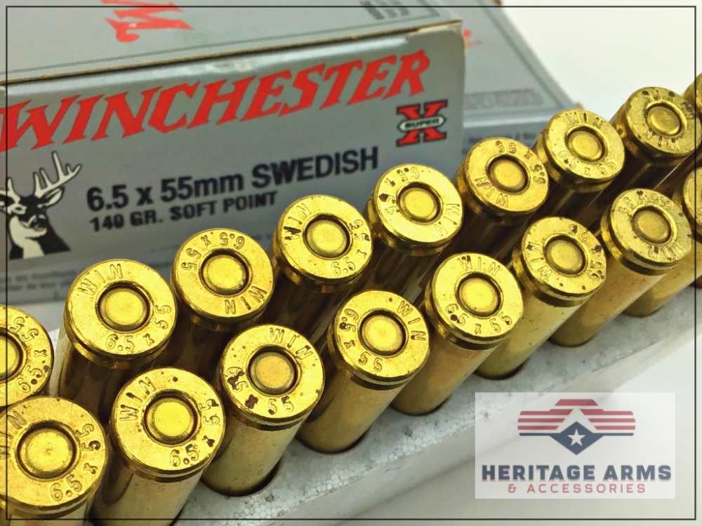 180 Rounds 6.5 x 55mm Swedish Mauser Ammo Winchester Federal PRVI-img-5