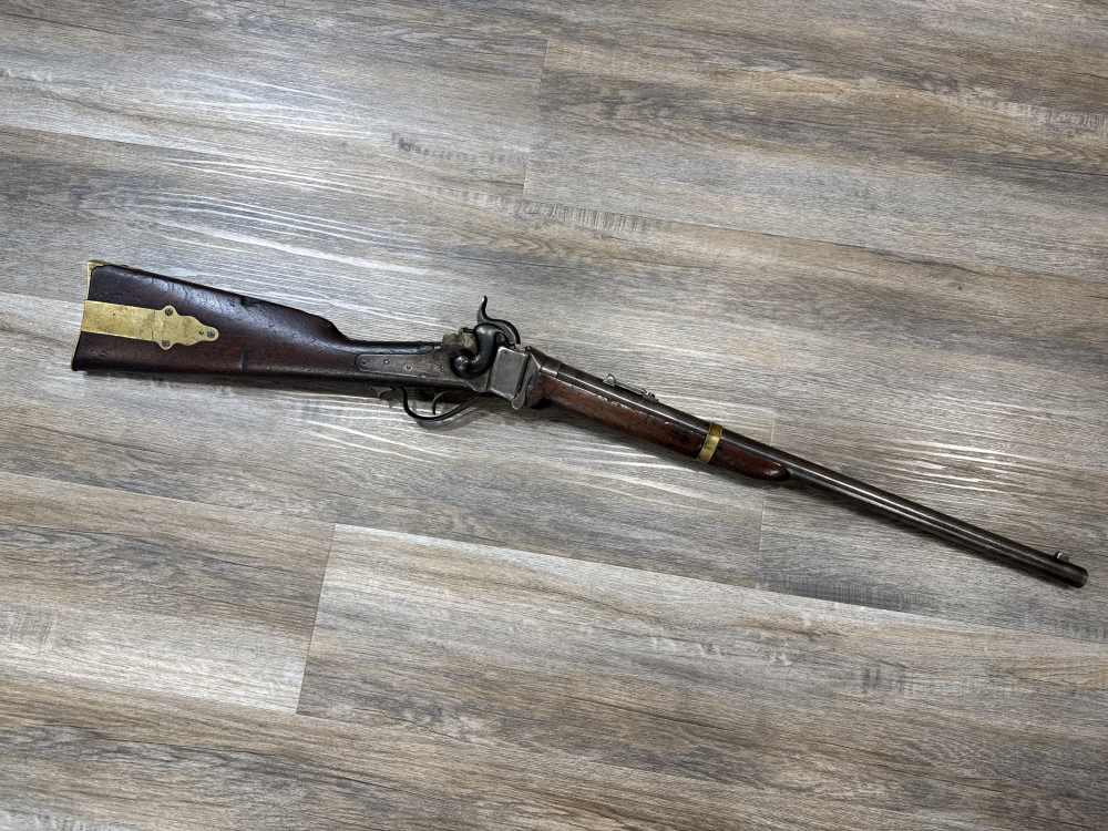 Historical Named Scarce Confederate Civil War Sharps 1859 Rifle Gettysburg-img-1