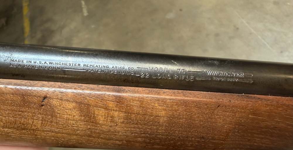 Winchester Model 75 Beautiful Condition! Made in 1939!-img-13