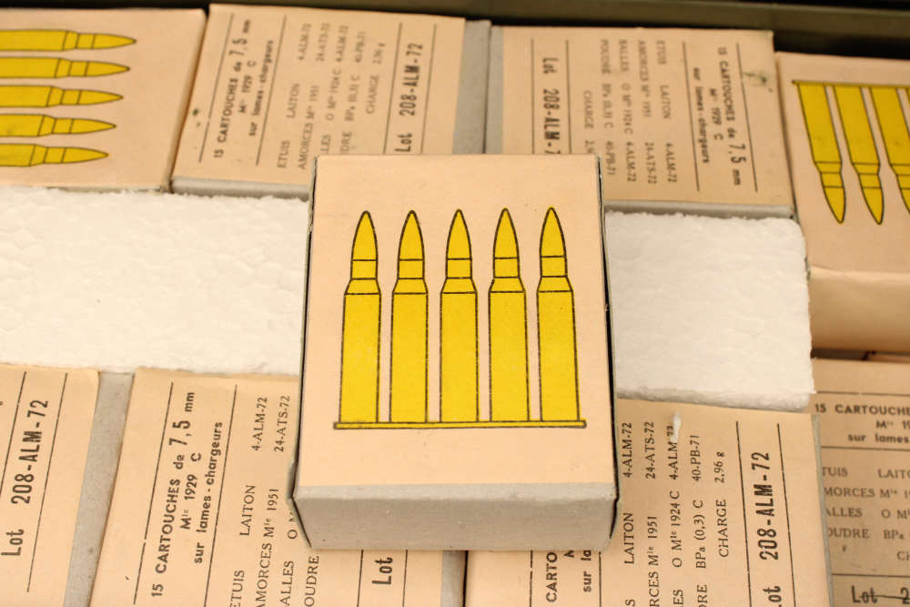 French 7.5x54 MAS Ammo 750 Rounds w/ 150 Stripper Clips & Steel Crate-img-3