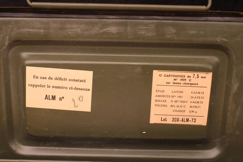 French 7.5x54 MAS Ammo 750 Rounds w/ 150 Stripper Clips & Steel Crate-img-4