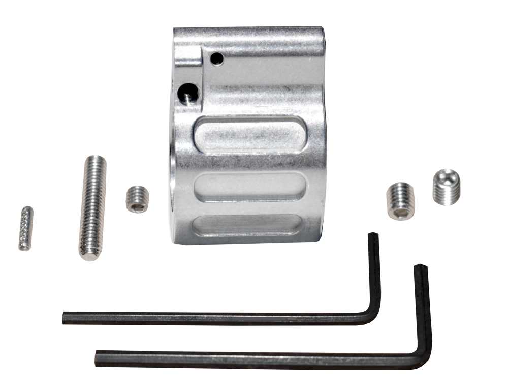 Adjustable Low Profile Gas Block – .750" Stainless Steel Precision Machined-img-0