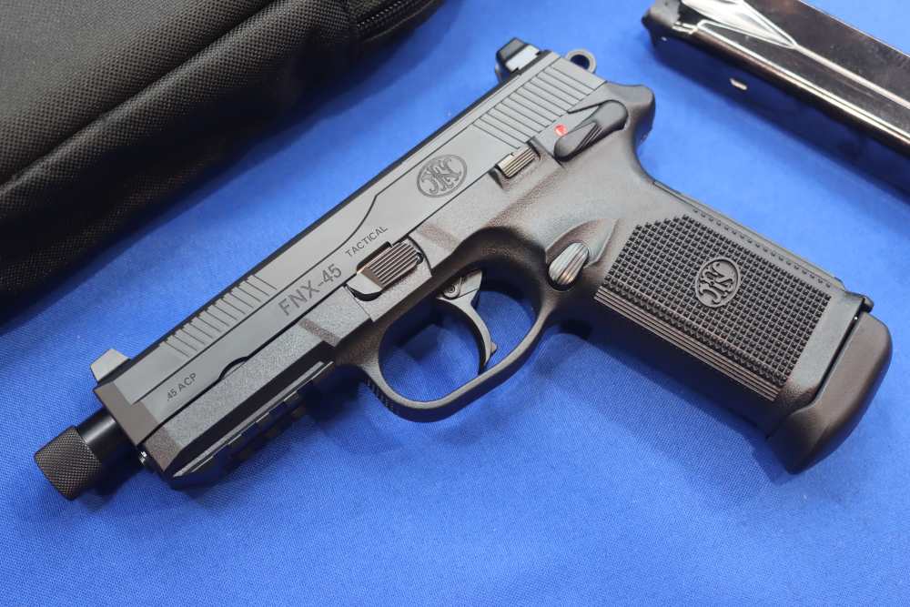 FNH FN FNX-45 TACTICAL OR Pistol 45ACP 15rd Threaded FNX45-T Night Sights-img-2