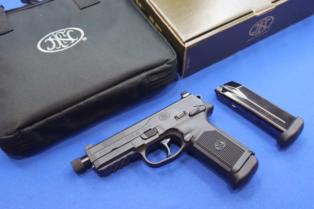 FNH FN FNX-45 TACTICAL OR Pistol 45ACP 15rd Threaded FNX45-T Night Sights-img-0
