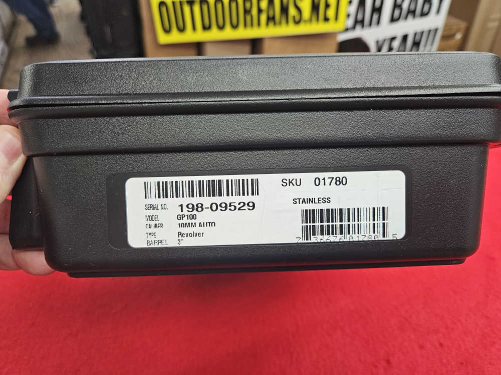 Ruger  GP100 Wiley Clapp, 10mm, 3" Barrel, Fiber Optic Sights, Stainless, R-img-6