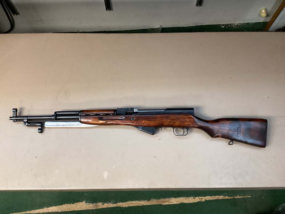 Pre-owned 1951 Tula Russian SKS semi-auto rifle in 7.62 x 39mm-img-1