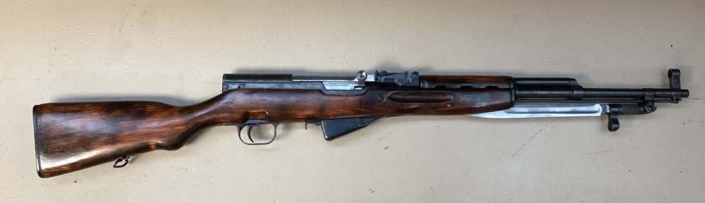 Pre-owned 1951 Tula Russian SKS semi-auto rifle in 7.62 x 39mm-img-0