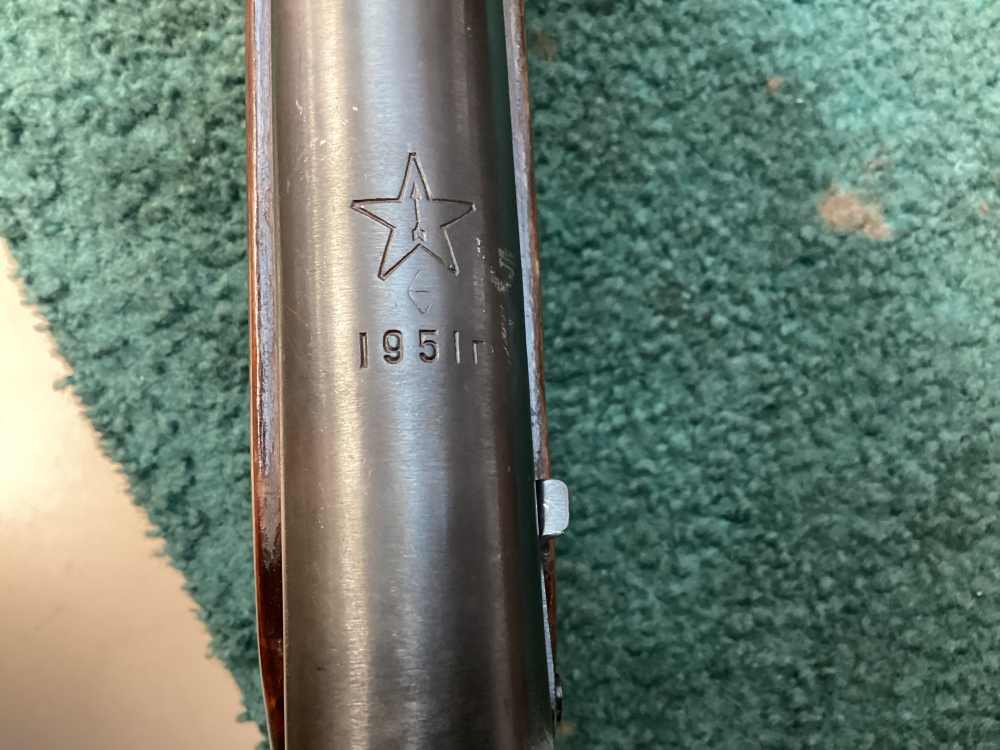 Pre-owned 1951 Tula Russian SKS semi-auto rifle in 7.62 x 39mm-img-2