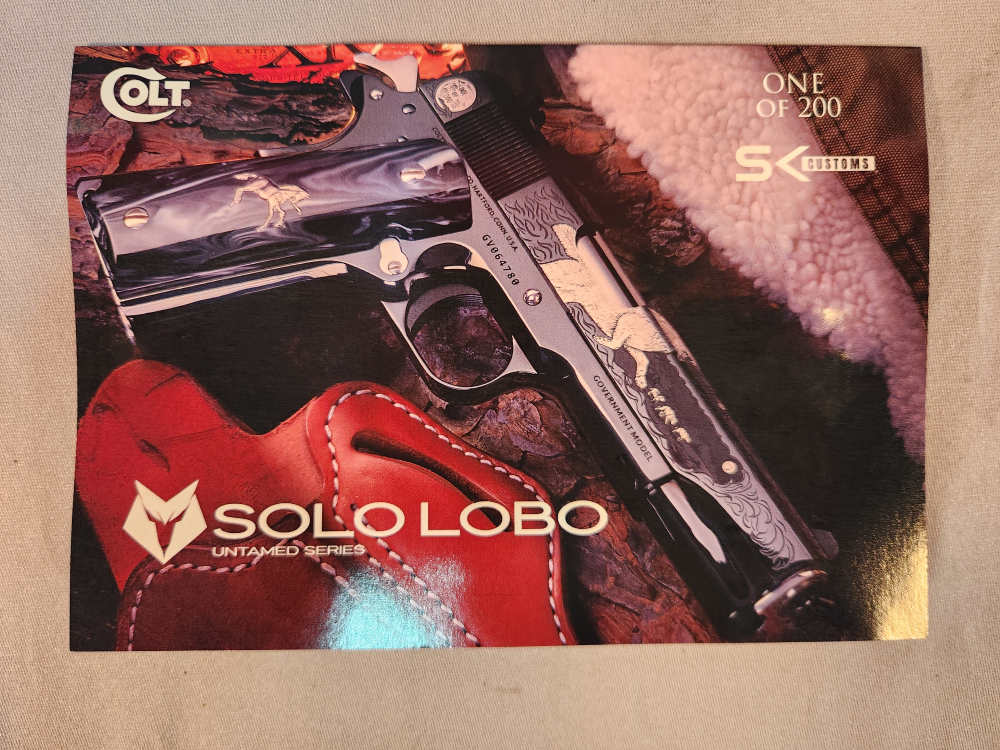 COLT SK 1911 SOLO LOBO 38SUPER 1 OF 200 NEW! NO CC FEES!-img-14