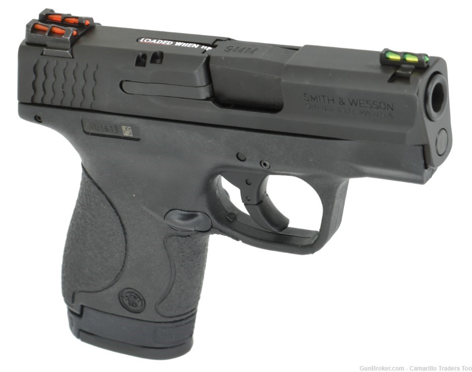 Smith & Wesson S&W 11905 M&P Shield 9mm Semi Auto Pistol HiVis Sights & Box-img-4