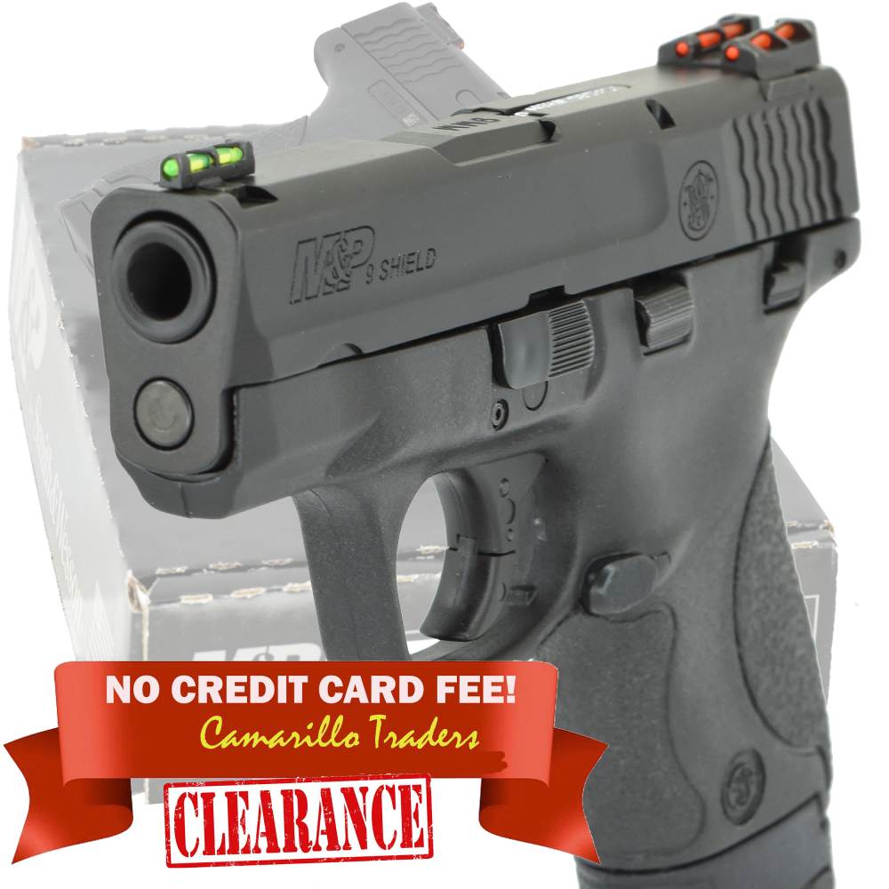 Smith & Wesson S&W 11905 M&P Shield 9mm Semi Auto Pistol HiVis Sights & Box-img-0