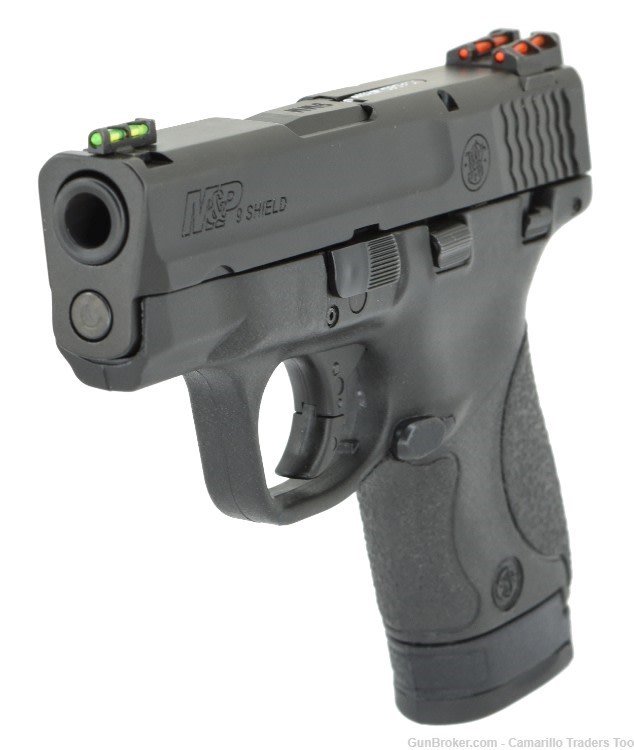 Smith & Wesson S&W 11905 M&P Shield 9mm Semi Auto Pistol HiVis Sights & Box-img-8