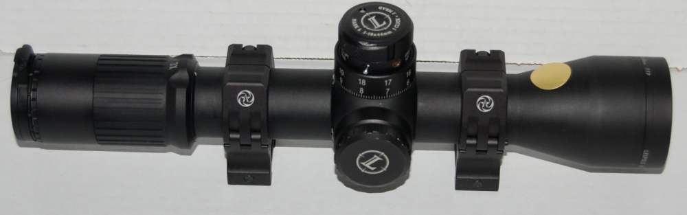Leupold Mark 6 3-18x44mm Matte Rifle Scope FFP Mil Dot (Mk) Reticle & Rings-img-1
