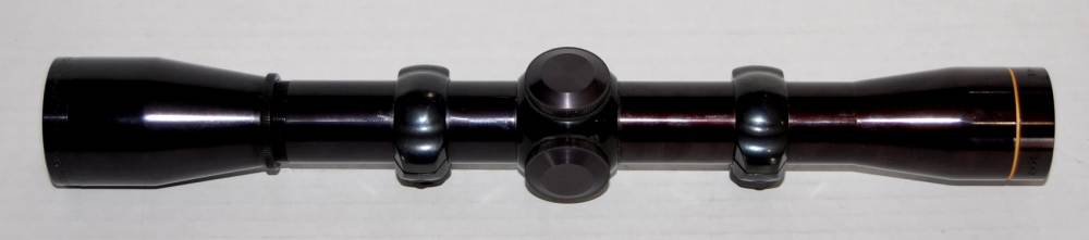 Leupold M8-4x Gloss Rifle Scope w/ Duplex Reticle & Rings 1979-img-0