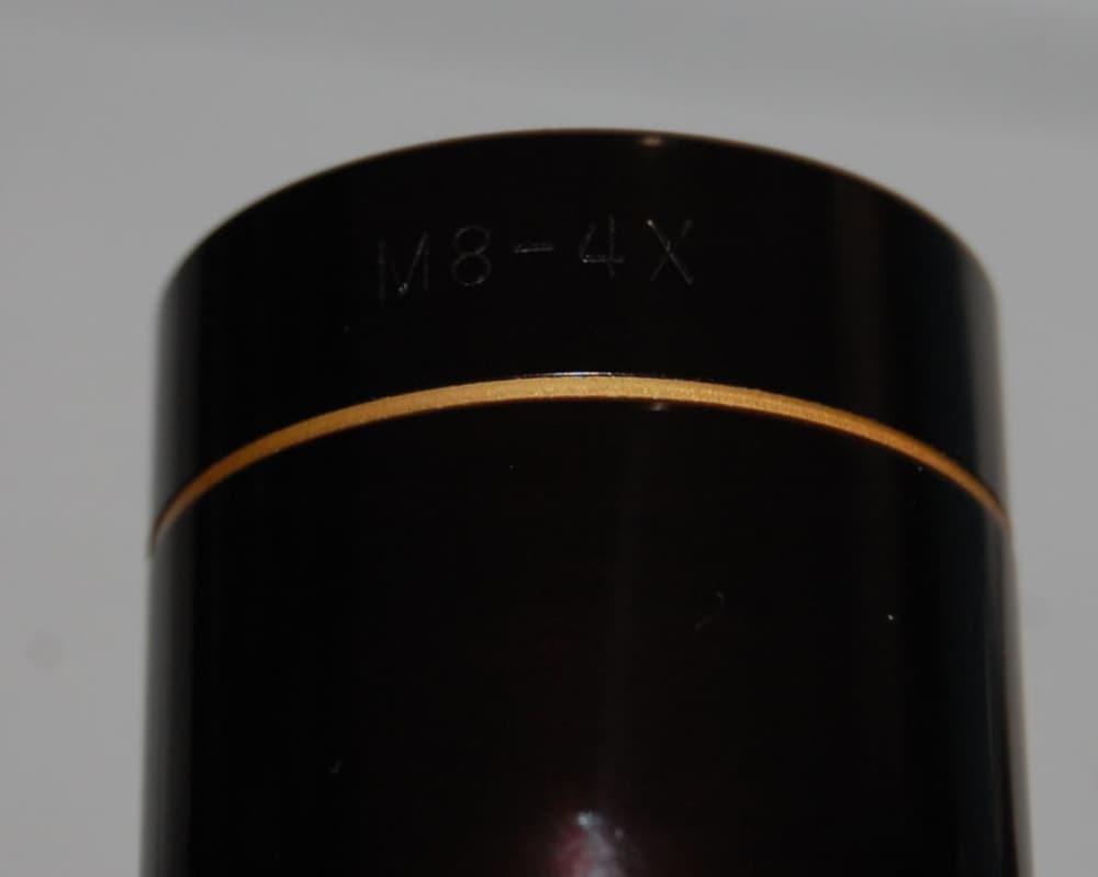 Leupold M8-4x Gloss Rifle Scope w/ Duplex Reticle & Rings 1979-img-3