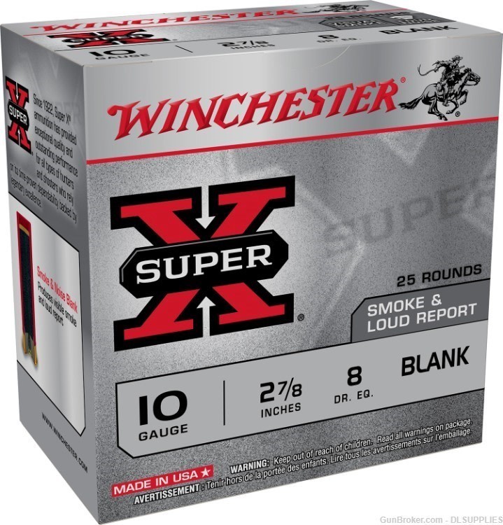 WINCHESTER XBP10W SUPER X BLANKS 2.87" 10 GAUGE-img-0