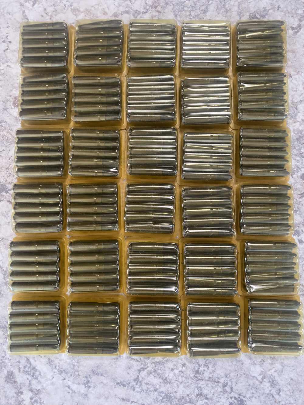 300 Rounds of East German 7.62x39 M43 62gr Übungspatronen-img-0