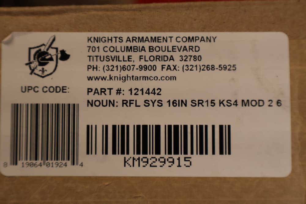 KAC Knight's Armament SR-15  KS-4 5.56 NATO 16"-img-19