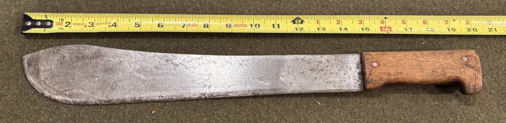 Vintage Bolo Machete Unmarked Blade - Fair to Good Condition-img-0