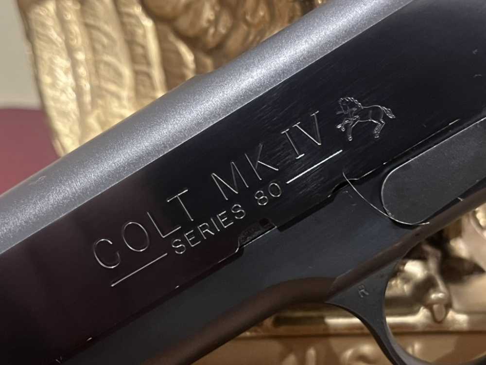 Colt MK IV SERIES 80 GOVERNMENT 1911 45 Excellent condition Stag grips-img-5