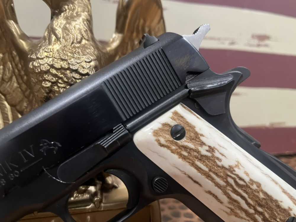 Colt MK IV SERIES 80 GOVERNMENT 1911 45 Excellent condition Stag grips-img-3