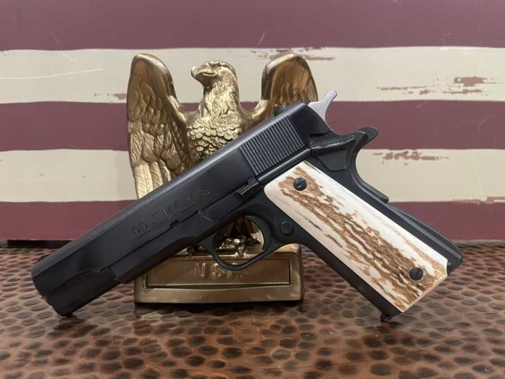 Colt MK IV SERIES 80 GOVERNMENT 1911 45 Excellent condition Stag grips-img-1
