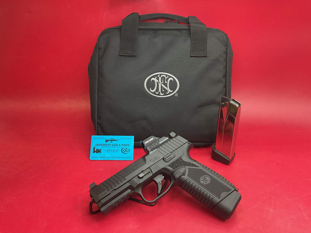 FN 545 MRD Holosun 407c Black 45 ACP 4.1” 2-15Rd Mags-img-0