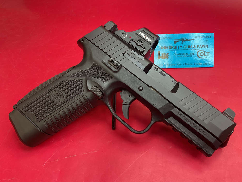 FN 545 MRD Holosun 407c Black 45 ACP 4.1” 2-15Rd Mags-img-14