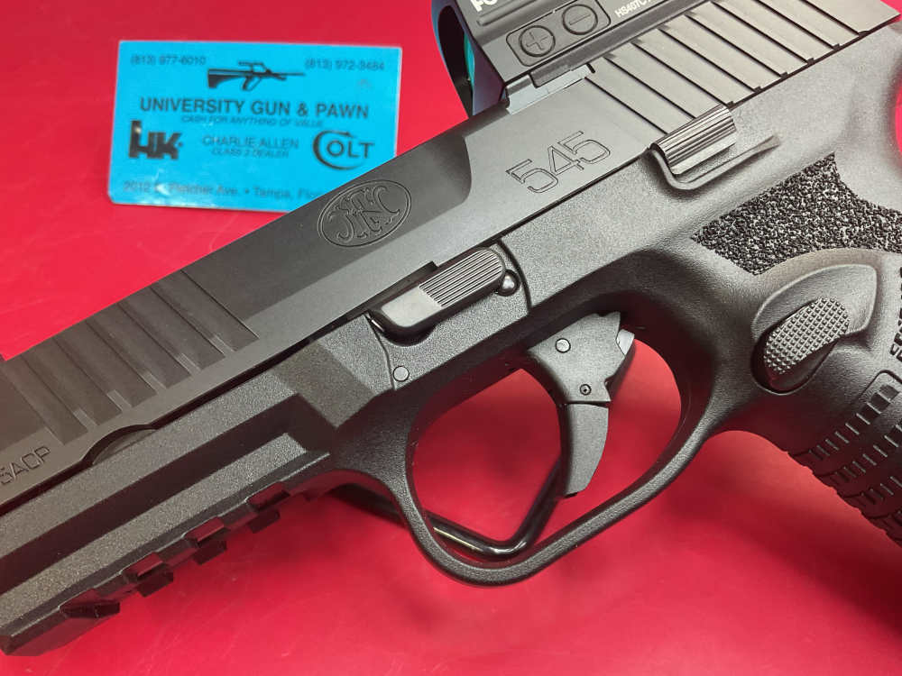 FN 545 MRD Holosun 407c Black 45 ACP 4.1” 2-15Rd Mags-img-4